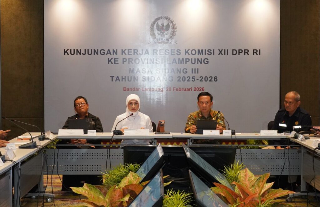 Pemprov Lampung–Komisi XII DPR RI Perkuat Sinergi Pengelolaan Energi dan Lingkungan