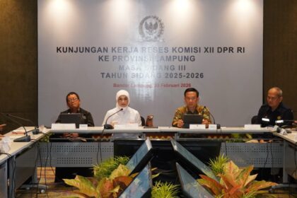 Pemprov Lampung–Komisi XII DPR RI Perkuat Sinergi Pengelolaan Energi dan Lingkungan