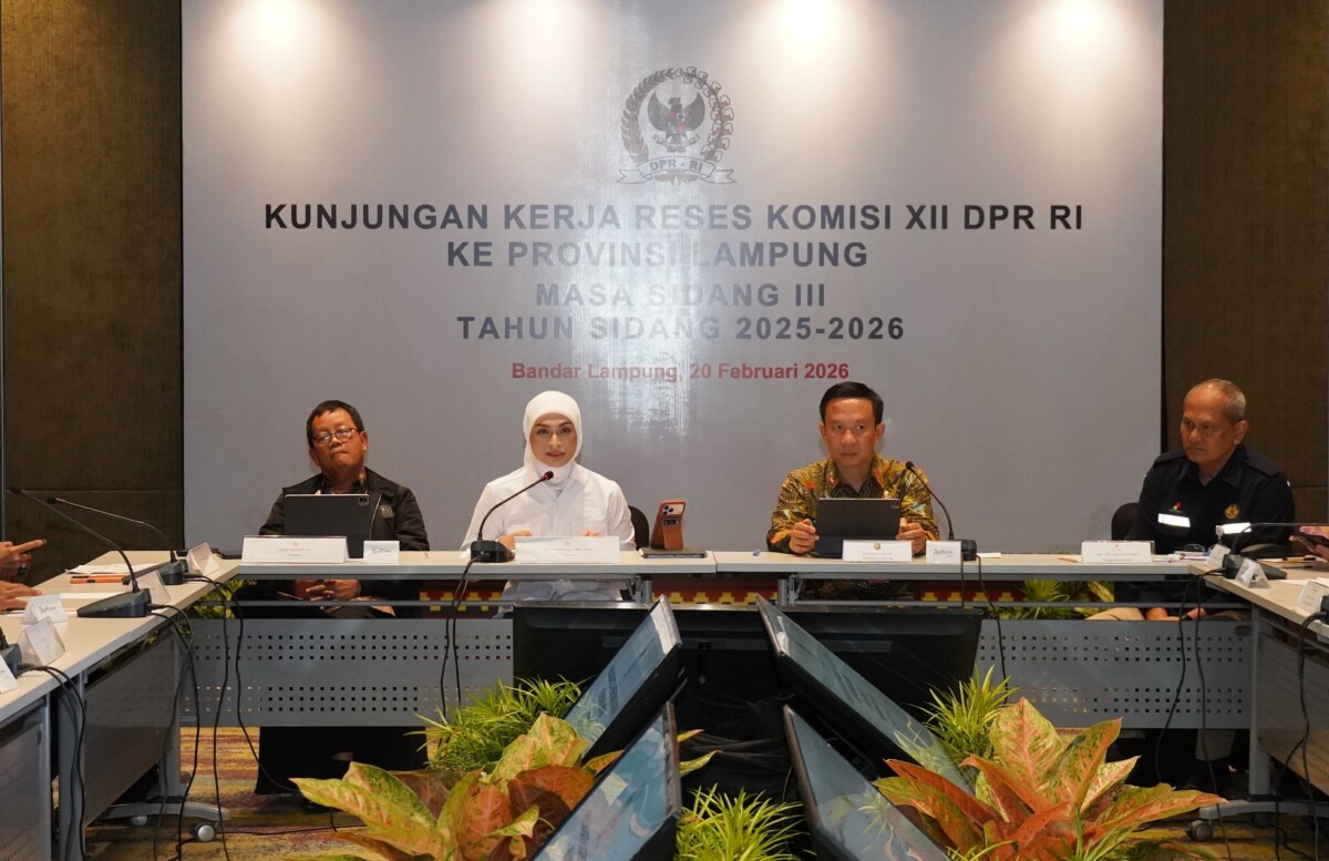 Pemprov Lampung–Komisi XII DPR RI Perkuat Sinergi Pengelolaan Energi dan Lingkungan