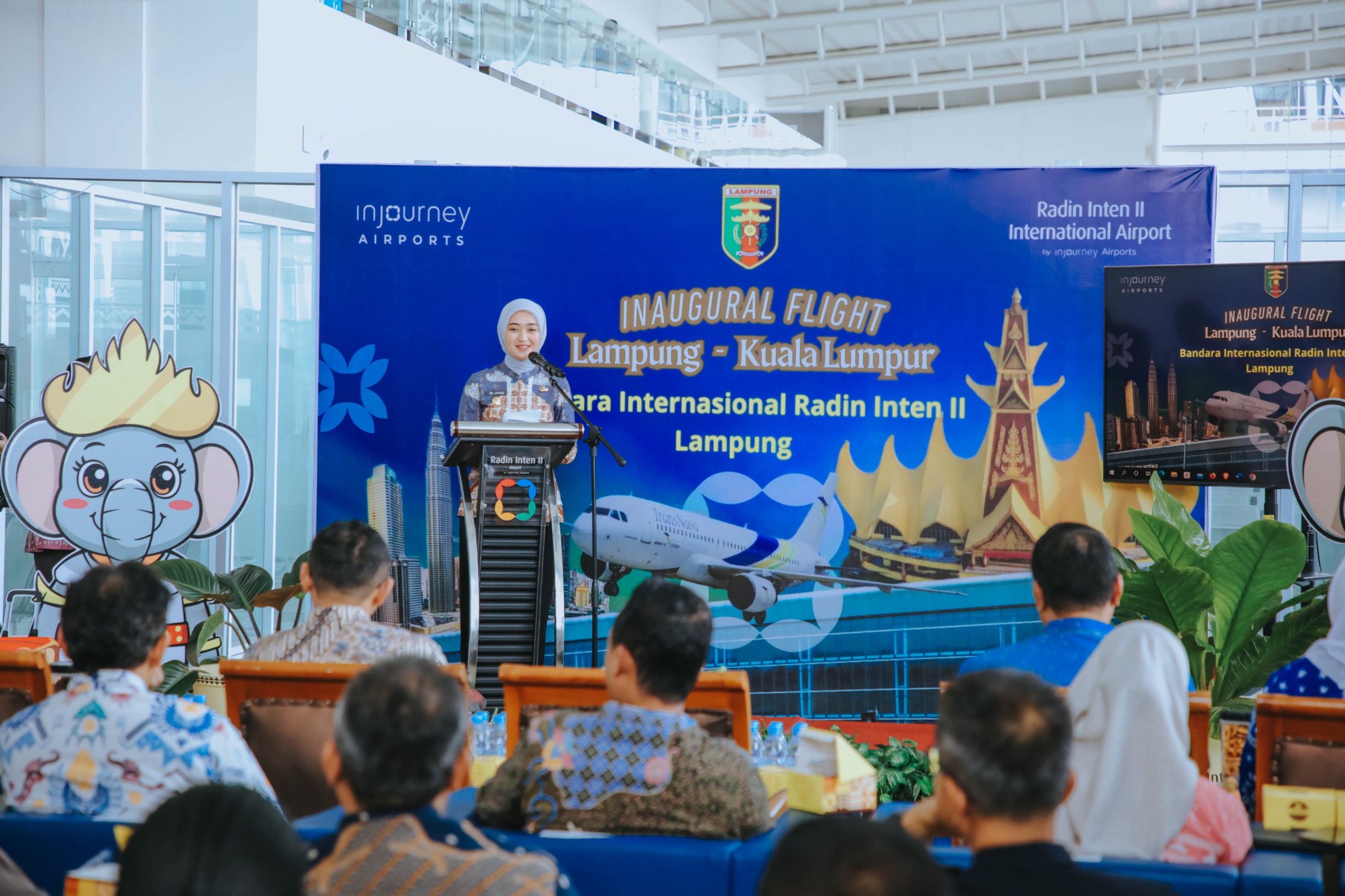 Bandara Radin Inten II Bangkit, Pemprov Resmi Buka Rute Internasional Lampung–Kuala Lumpur