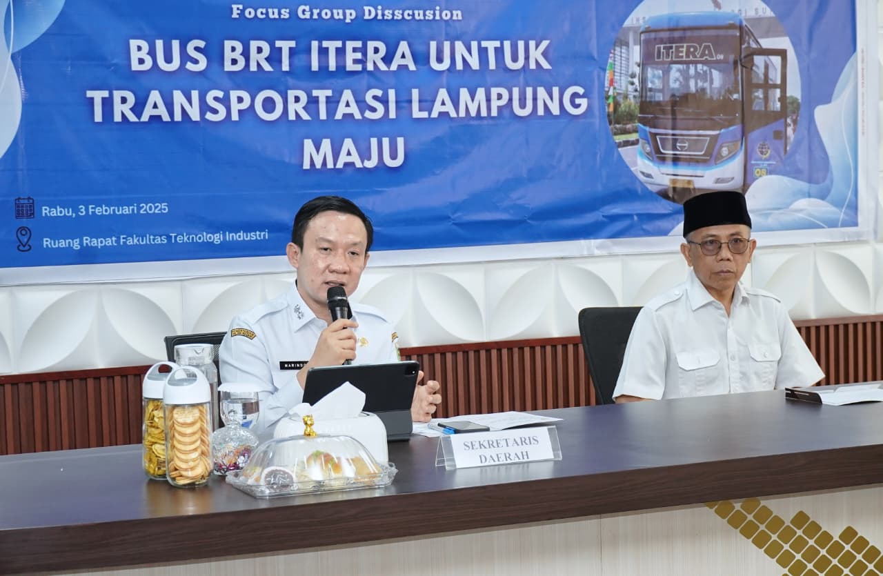 Kolaborasi Pemprov Lampung–Itera Kembangkan Bus BRT Terintegrasi