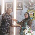Eva Dwiana Sambut Danlanal Lampung, Fokus pada Kolaborasi Strategis