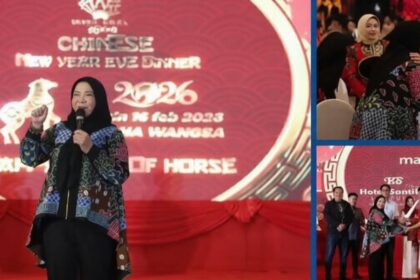 Wali Kota Bandar Lampung Meriahkan Chinese New Year Eve Dinner 2026