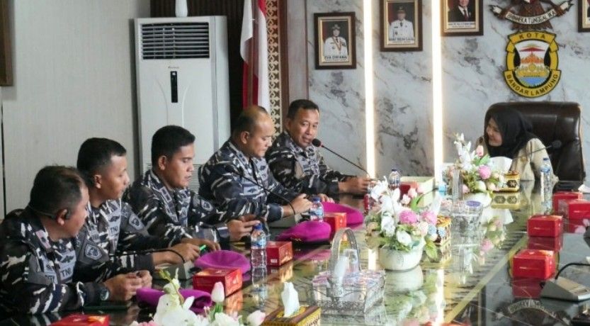 Pemkot Bandar Lampung dan Brigif 4 Marinir Perkuat Kerja Sama