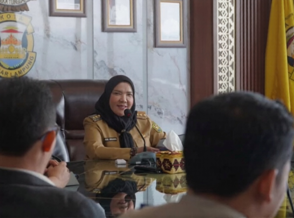 Eva Dwiana Terima Audiensi Pimpinan BPN Kota Bandar Lampung