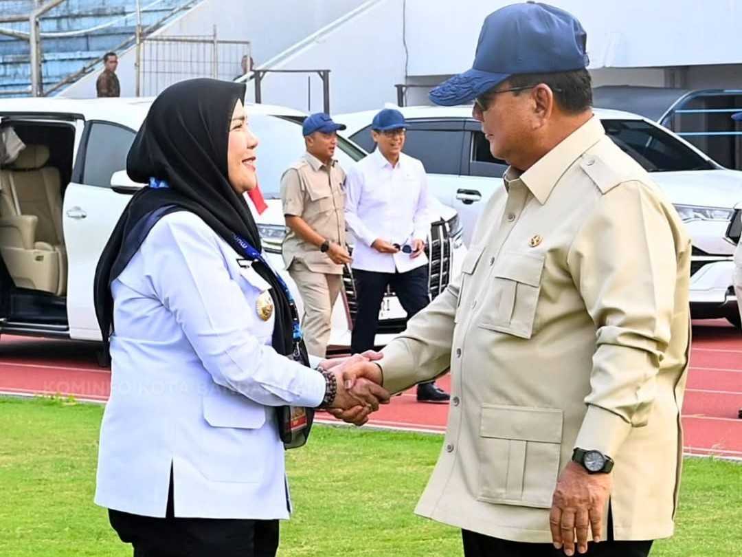 Presiden Prabowo Ke Lampung, Walikota Turut Sambut Kedatangannya