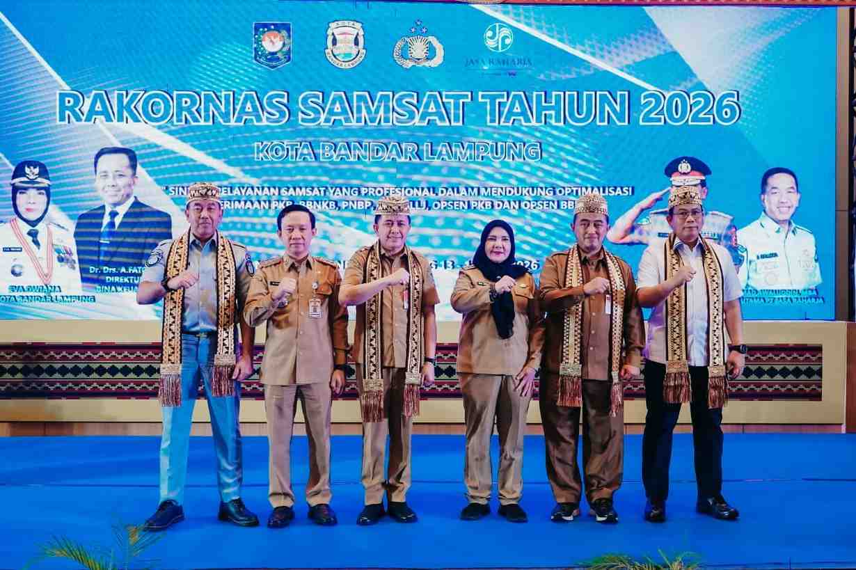 Rakor Samsat se-Nasional di Lampung Perkuat Sinergi Pelayanan Publik dan Pendapatan Daerah