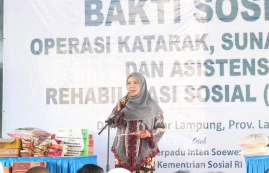 Pemkot Bandar Lampung dan Kemensos Gelar Sunatan Massal serta Operasi Katarak Gratis