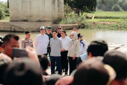Tinjau Jembatan Way Bungur, Wapres Gibran Dorong Penguatan Konektivitas Lampung Timur