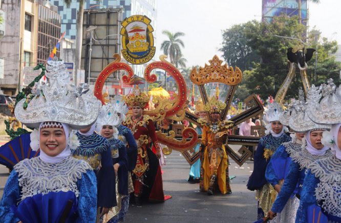 Lampung Tapis Karnaval, Bandar Lampung Kenalkan Budaya dan Destinasi Wisata