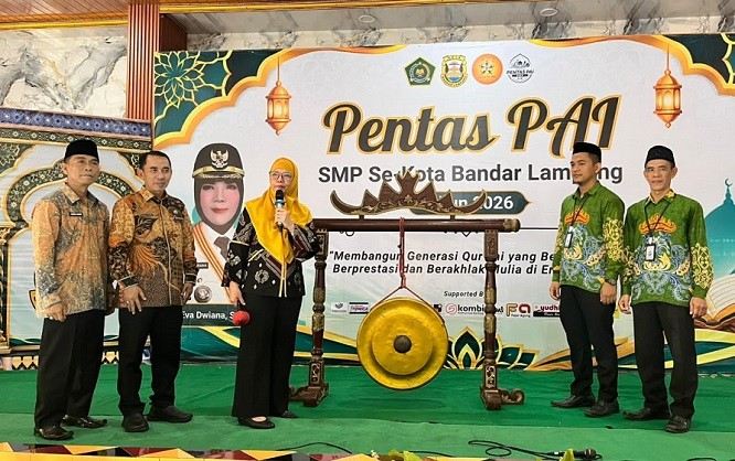 98 SMP Ikuti Pentas PAI Bandar Lampung, Siswa Adu Bakat di Enam Cabang