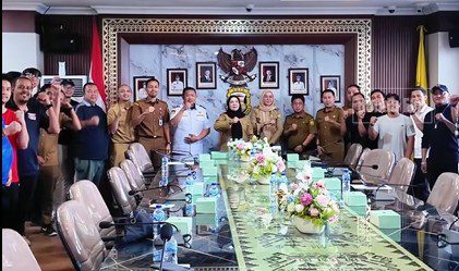 Audiensi dengan PERBASI, Bunda Eva Ingin Basket Bandar Lampung Kian Bersinar