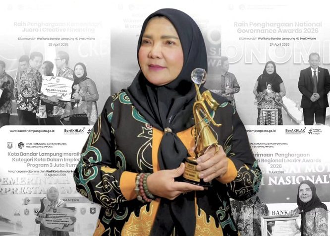 Dari UMKM hingga Tata Kelola, Bandar Lampung Raih 7 Penghargaan Nasional