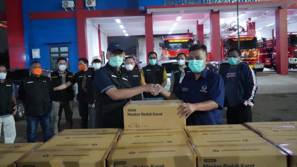NasDem Serahkan 50.000 Masker, Pemkot Bandar Lampung Siapkan Distribusi ke Warga