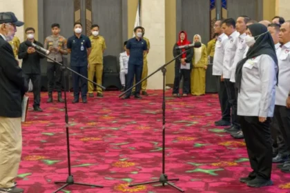 Resmi Dilantik, Eva Dwiana Nakhodai PBVSI Lampung Periode 2026–2030