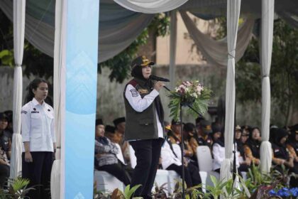 Kemah Bhakti Satya Linmas Ditutup, Eva Dwiana: Linmas Harus Makin Aktif