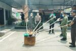 Kejari Lamteng Musnahkan Barang Bukti, Tegaskan Komitmen Penegakan Hukum